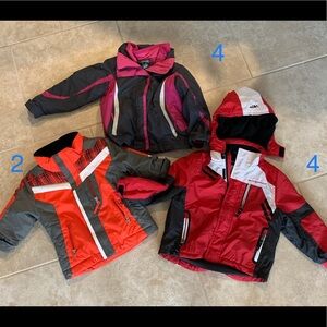 Kids Size 2-4 Ski Jackets Coats